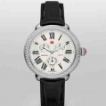 Michele Serein Diamond Black Alligator Leather
