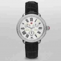 Michele Serein Diamond Espresso Alligator Leather