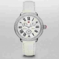 Michele Serein Diamond White Alligator Leather
