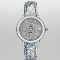 Michele Serein16 Grey Diamond Dial Metallic Multi Leather