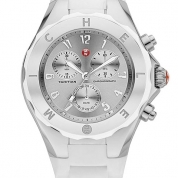 Michele Tahitian Jelly Bean Large White Stainless Steel Dial