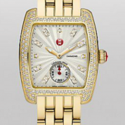 Michele Urban Mini Diamond Gold Diamond Dial