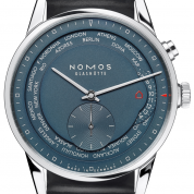 Nomos Glasshutte Zürich Worldtimer True Blue