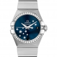 Omega Orbis Constellation Star Ladies Co-Axial 27 MM