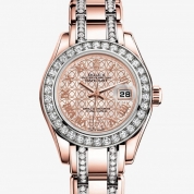 Rolex Lady-Datejust Pearlmaster Oyster, 29 MM, Everose gold and diamonds