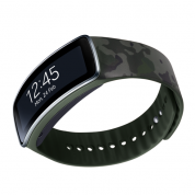 Samsung Wearables Gear Fit Standard Strap (Green Camouflage)