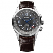 Vulcain Aviator Dual Time Steel