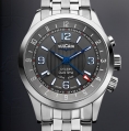 Vulcain Aviator Dual Time Steel