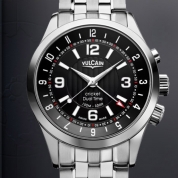 Vulcain Aviator Dual Time Steel