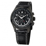 Vulcain Aviator GMT Pilot DLC - Steel