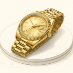 Rolex Day-Date watches arranged by size, generation and precious-metal tone