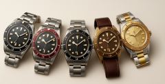 Black Bay 58 watches in black, burgundy, GMT, bronze, silver and gold configurations